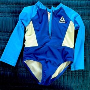 Rebook long sleeve toddler swim suit- 3T